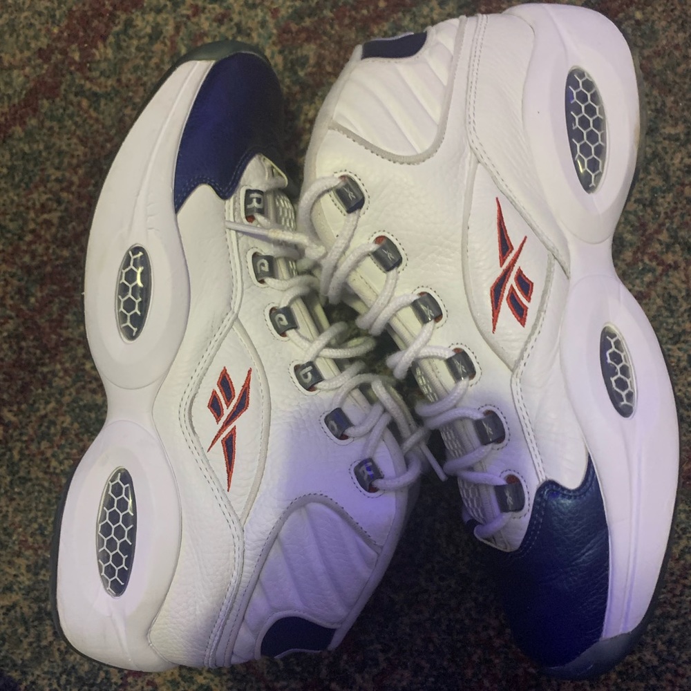 Reebok Question Mid Blue Toe